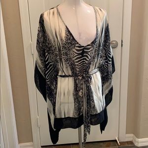 Animal print tunic